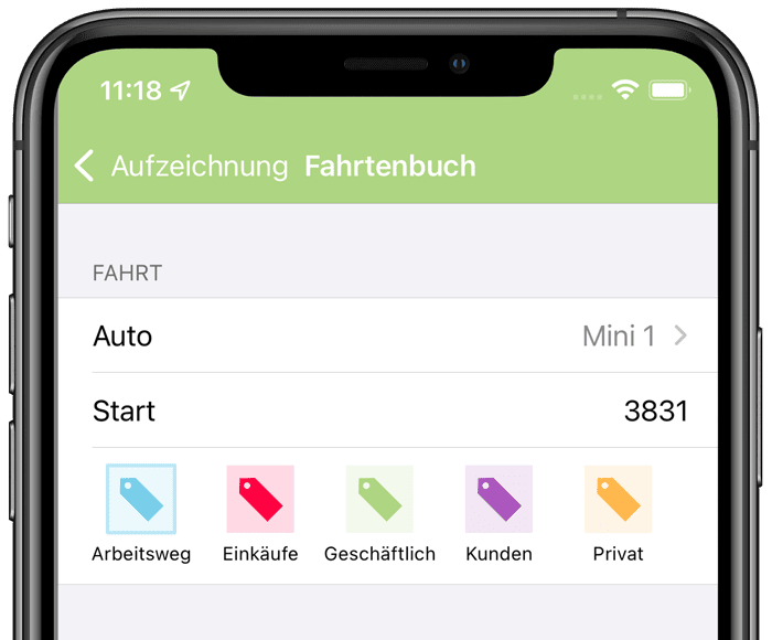 Fahrtenbuch neu