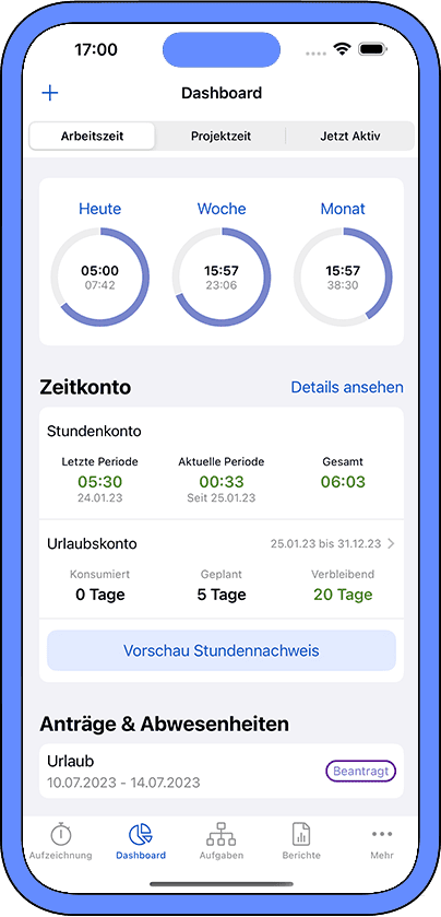 timr App Zeiterfassung neu