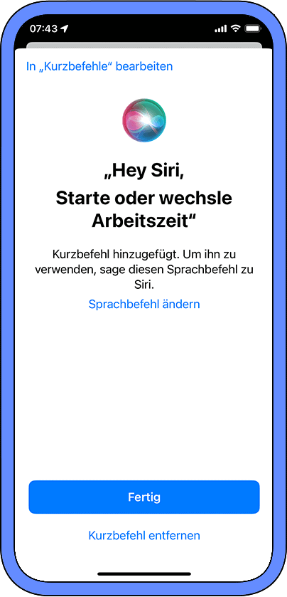 iOS App "Hey Siri"