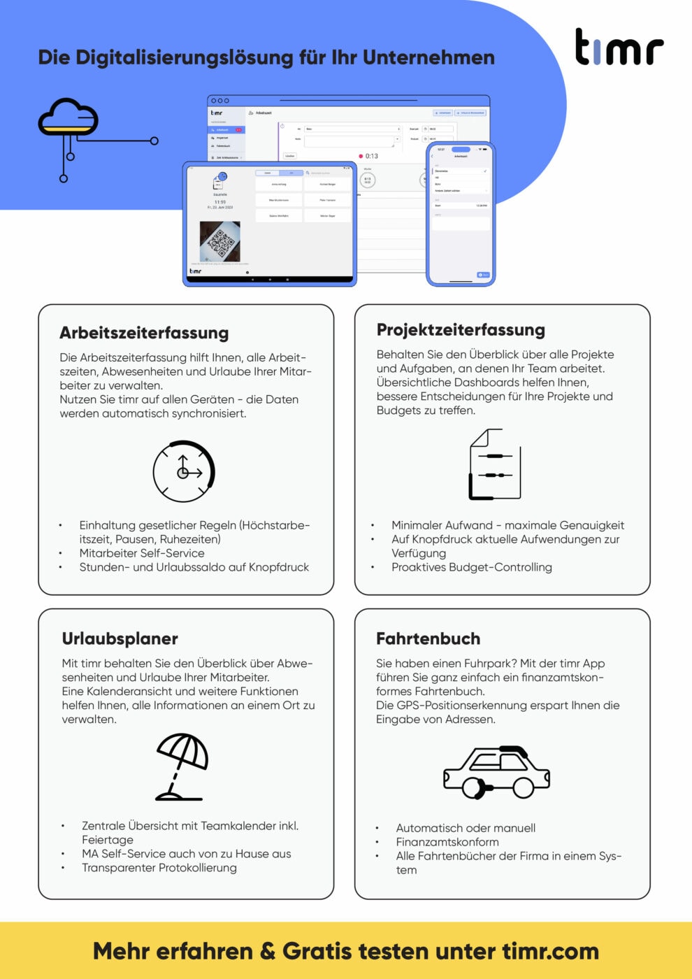 timr Zeiterfassung Info PDF